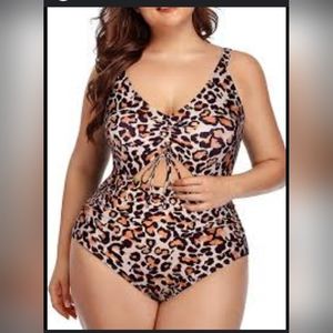 NWT DACI LEOPARD ONE PIECE SWIMSUIT